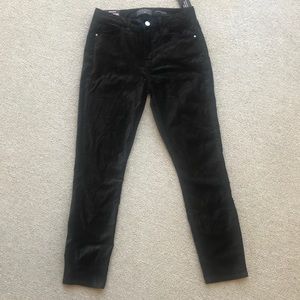 JEN7 by 7 FOR ALL MANKIND PANTS BLACK SKINNY ANKLE STYLE SIZE 4